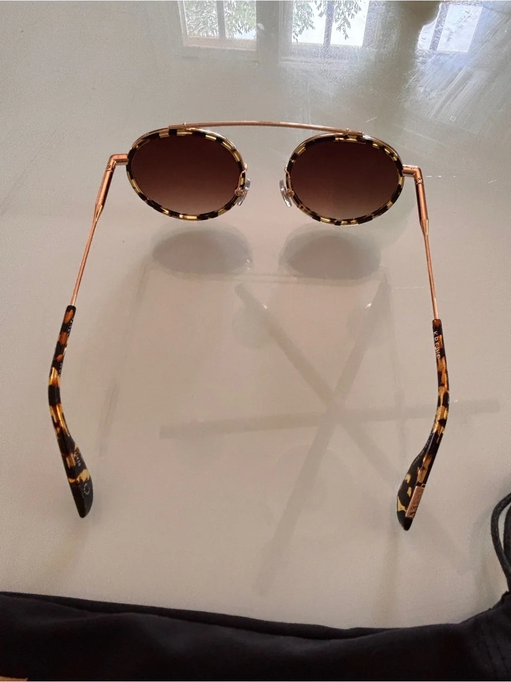 Tortoiseshell Round Men’s Sunglasses - Unknown Brand
